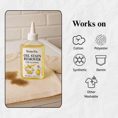 Instant Oil Stain Remover for Clothes (8.72oz)