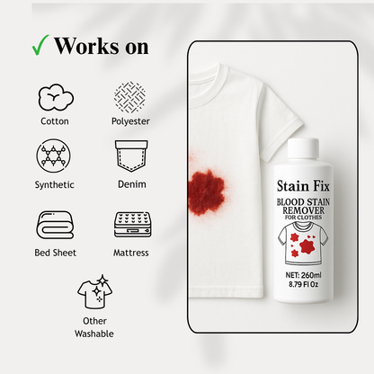 Instant Blood Stain Remover for Clothes (8.79oz)