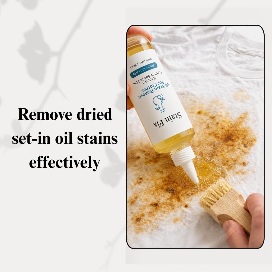 Instant Oil Stain Remover for Clothes, 8.72oz (Pack of 3)