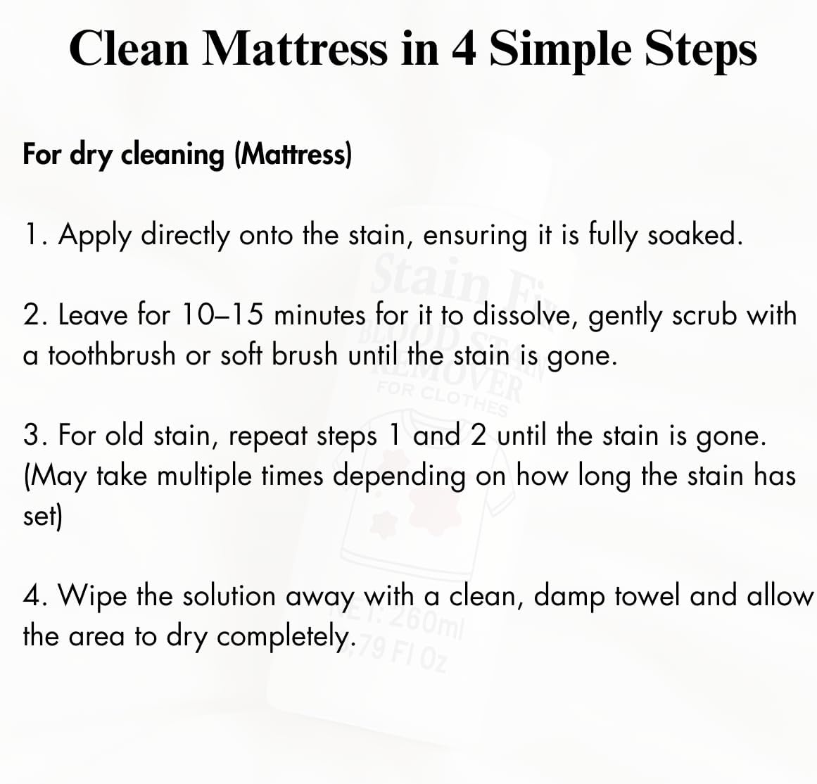 Instant Blood Stain Remover for Clothes (8.79oz)