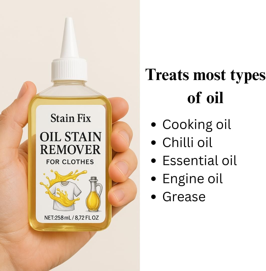 Instant Oil Stain Remover for Clothes (8.72oz)