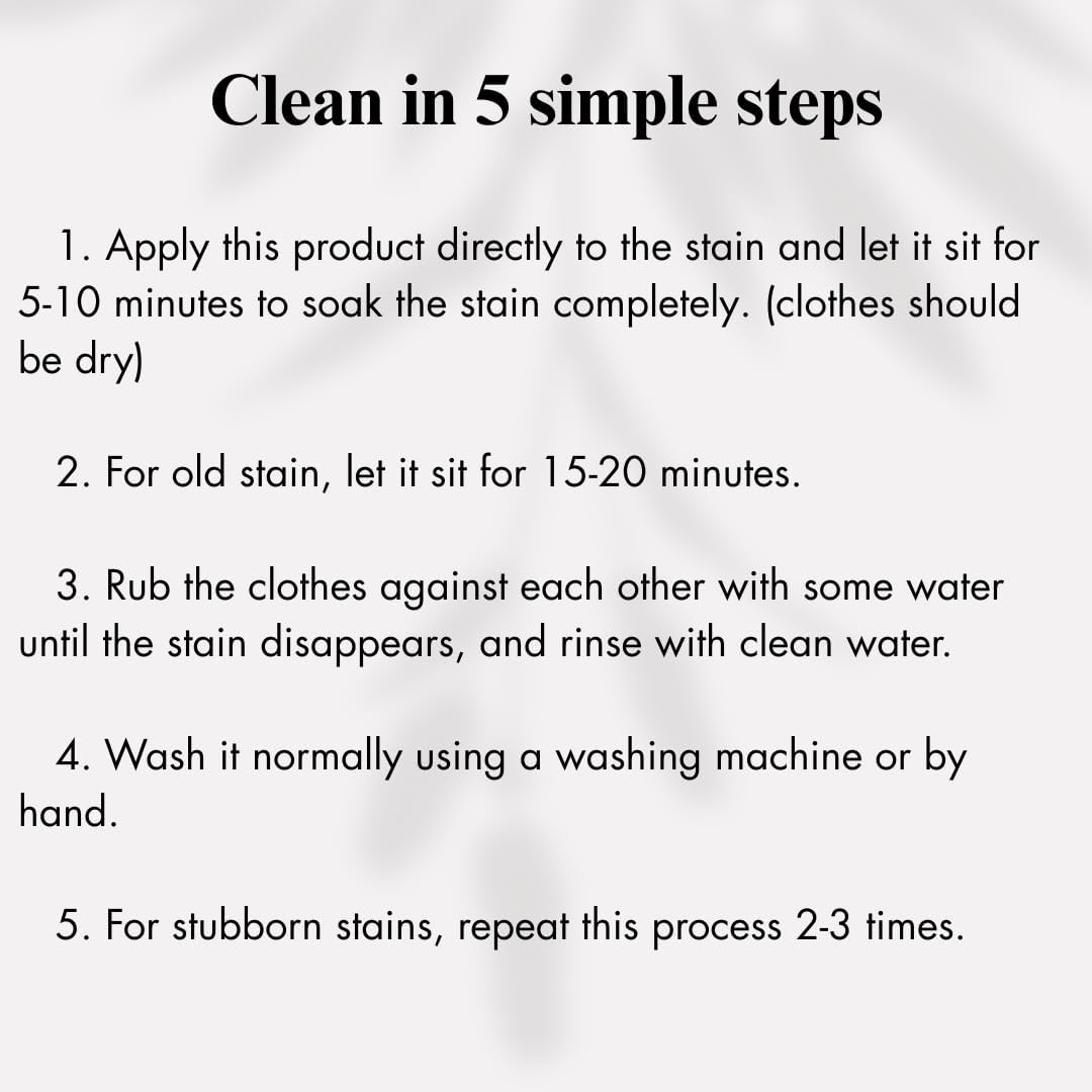 Instant Oil Stain Remover for Clothes, 8.72oz (Pack of 3)