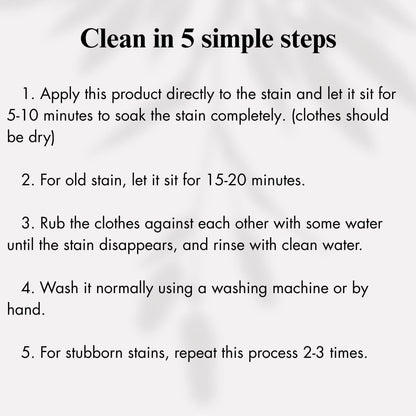 Instant Oil Stain Remover for Clothes, 8.72oz (Pack of 3)