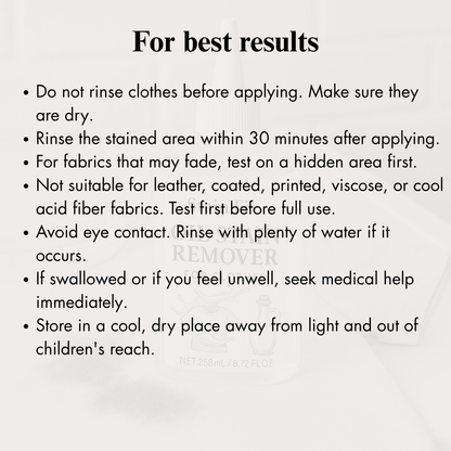 Instant Oil Stain Remover for Clothes (8.72oz)