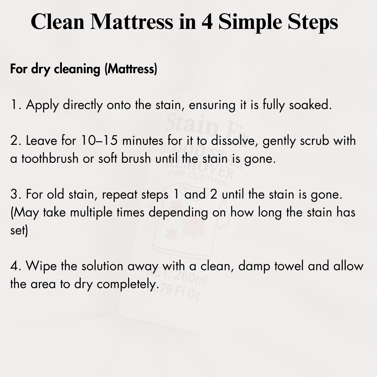 Instant Blood Stain Remover for Clothes (8.79oz)